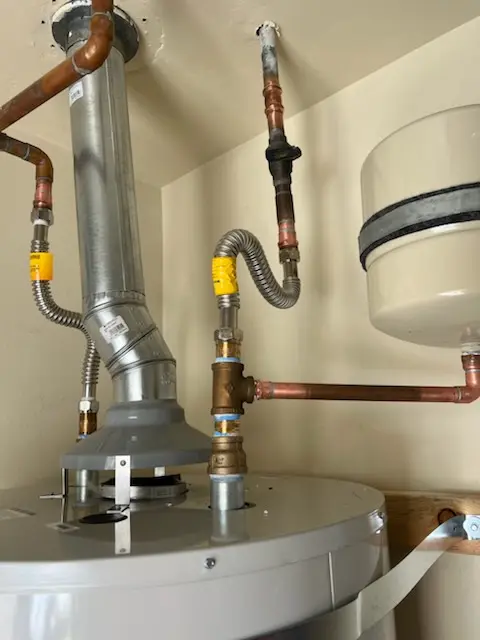 Water heater installation and plumbing repair in Hamlet